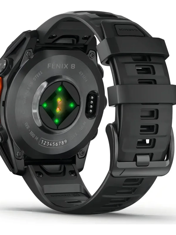 Relógio Garmin Fênix 8 Amoled 47mm Carbon Gray
