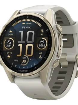 Relógio Garmin Fênix 8 Amoled 43mm Soft Gold