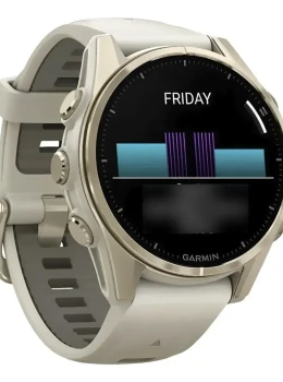 Relógio Garmin Fênix 8 Amoled 43mm Soft Gold