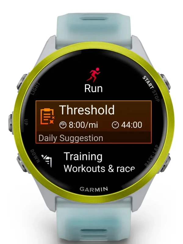 Relógio Garmin Forerunner 570 47mm Branco Azul