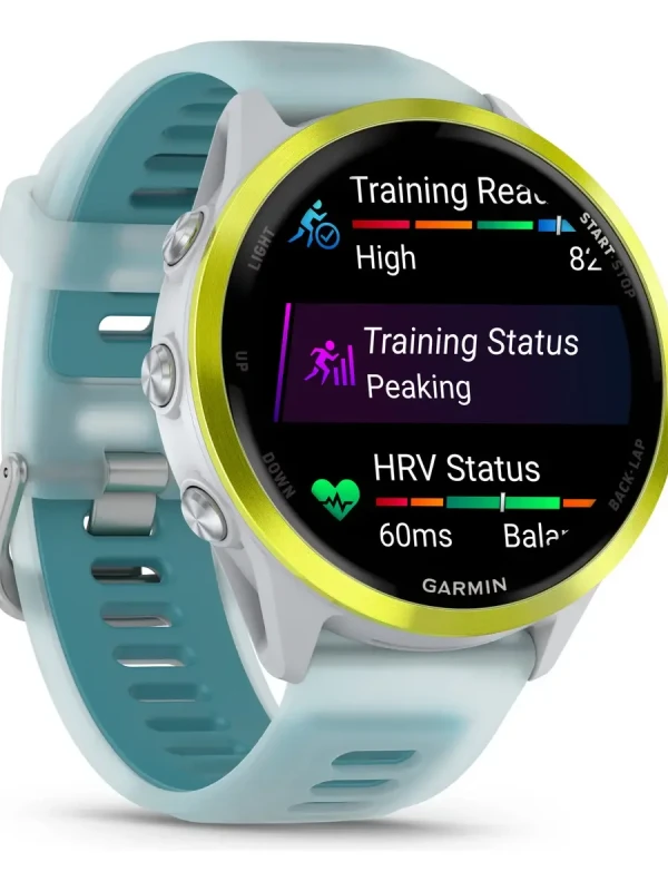 Relógio Garmin Forerunner 570 47mm Branco Azul