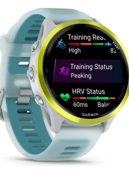 Relógio Garmin Forerunner 570 47mm Branco Azul