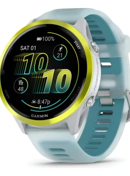 Relógio Garmin Forerunner 570 47mm Branco Azul