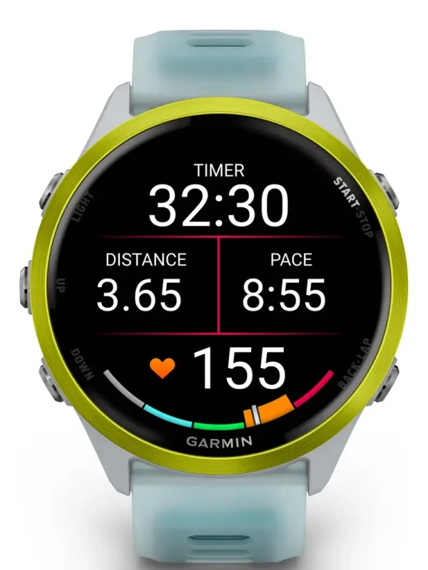 Relógio Garmin Forerunner 570 47mm Branco Azul