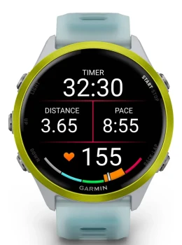 Relógio Garmin Forerunner 570 47mm Branco Azul