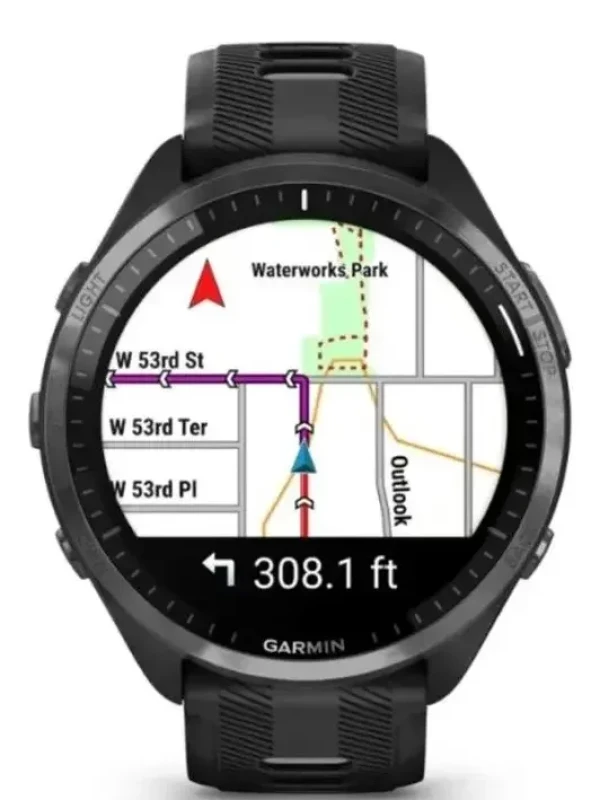 Relógio Garmin Forerunner 965 47mm Preto