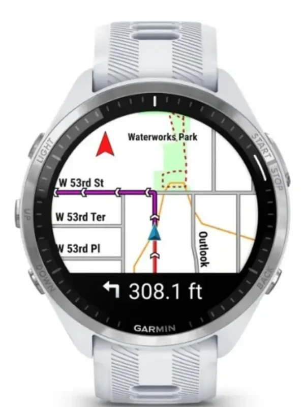 Relógio Garmin Forerunner 965 Branco 47mm