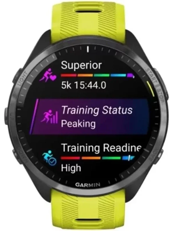 Relógio Garmin Forerunner 965 Amarelo 47mm