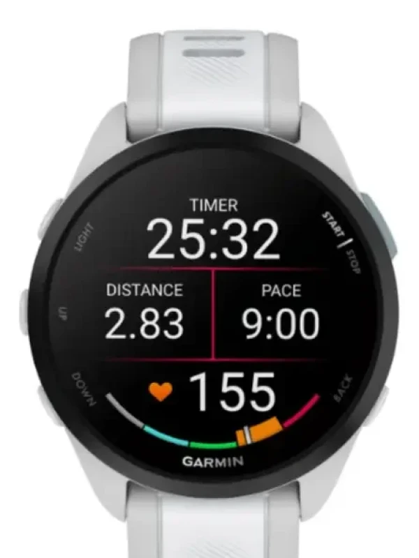 Relógio Garmin Forerunner 165 Music Branco GPS