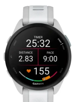 Relógio Garmin Forerunner 165 Music Branco GPS