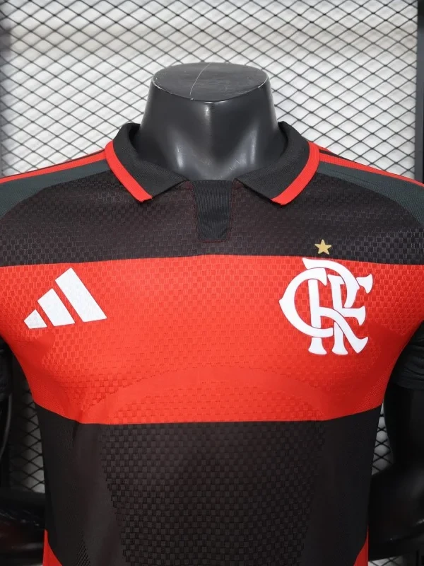 Camisa Flamengo I 26/27 s/n Jogador Adidas Masculina - Vermelho+Preto