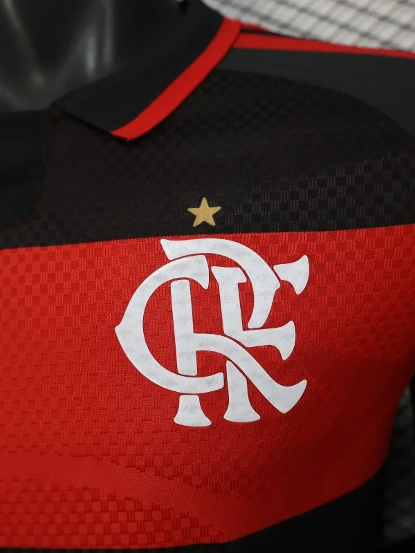 Camisa Flamengo I 26/27 s/n Jogador Adidas Masculina - Vermelho+Preto