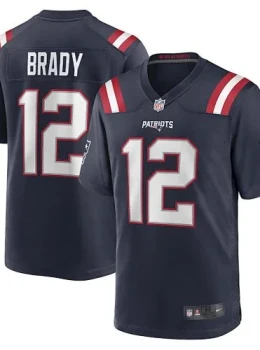 Jersey NFL New England Patriots Player Tom Brady Marinho Nike - Game Jersey