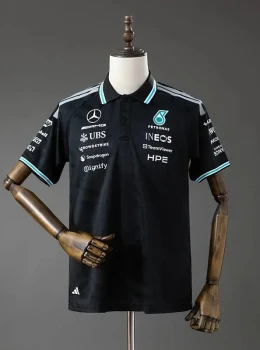F1 Racing Mercedes-AMG 2026 Driver Black POLO