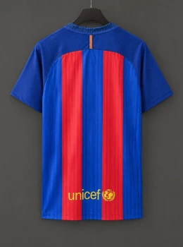 Camisa Retro Barcelona 16/17 Nike Masculina Azul e Grená
