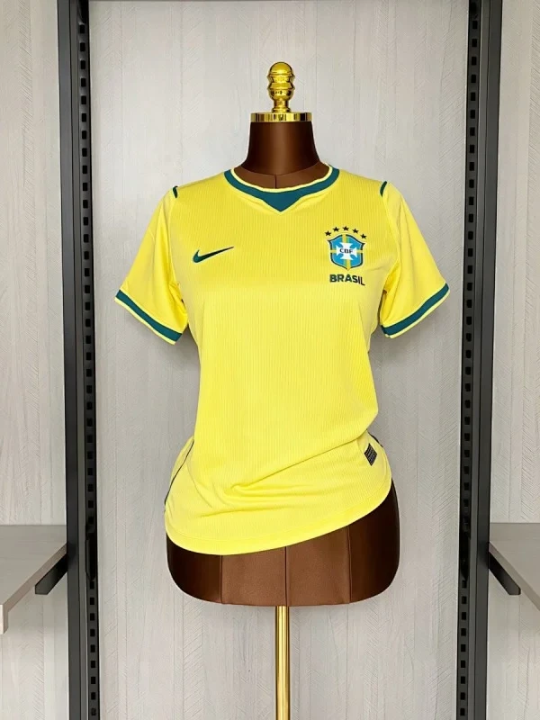 Camisa Brasil Nike I 2026/27 Torcedora Pro Feminina