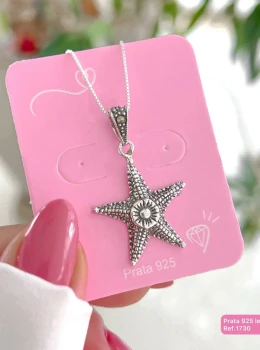 Pingente Estrela Delicado Envelheciddo