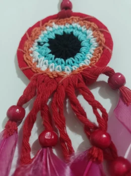 Mini Olho Grego Filtro dos Sonhos Decorativo