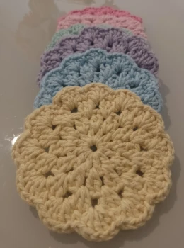 Conjunto Porta Copos Arco Íris 6 Unidades